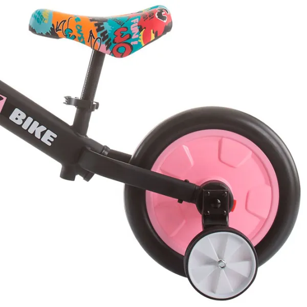 Bicicletă fără pedale Chipolino Max Bike 10" Metal/ Pink Black photo 5 Bicicletă fără pedale Chipolino Max Bike 10" Metal/ Pink Black photo 5