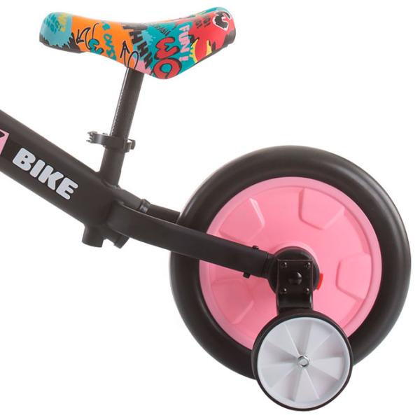 Bicicletă fără pedale Chipolino Max Bike 10" Metal/ Pink Black photo 5 Bicicletă fără pedale Chipolino Max Bike 10" Metal/ Pink Black photo 5