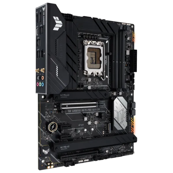 Материнская плата Asus TUF GAMING H670-PRO WIFI D4 ATX/ Intel H670 photo 2 Материнская плата Asus TUF GAMING H670-PRO WIFI D4 ATX/ Intel H670 photo 2