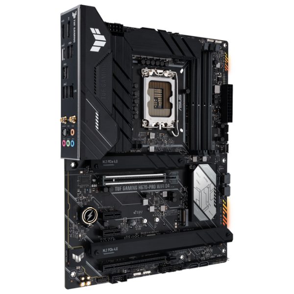 Материнская плата Asus TUF GAMING H670-PRO WIFI D4 ATX/ Intel H670 photo 2 Материнская плата Asus TUF GAMING H670-PRO WIFI D4 ATX/ Intel H670 photo 2