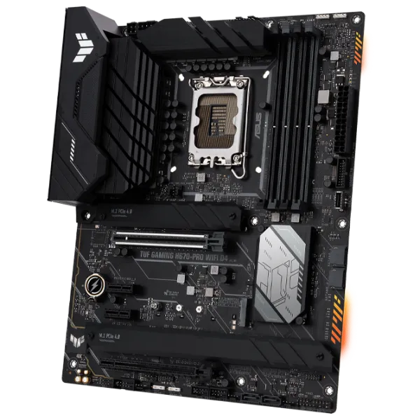 Материнская плата Asus TUF GAMING H670-PRO WIFI D4 ATX/ Intel H670 photo 3 Материнская плата Asus TUF GAMING H670-PRO WIFI D4 ATX/ Intel H670 photo 3