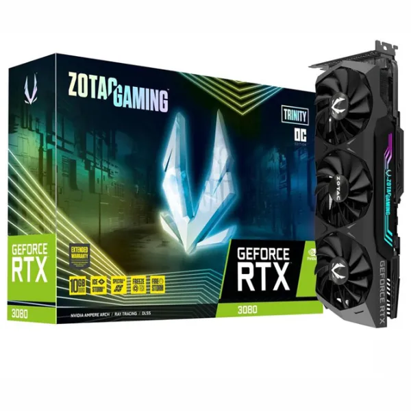 Placă video Zotac GeForce RTX 3080 Trinity OC  / 10 GB photo 5