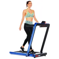 Bandă de alergat Marshal MF-129BL 10.5 km/ h/ 90 kg/ Blue photo 2