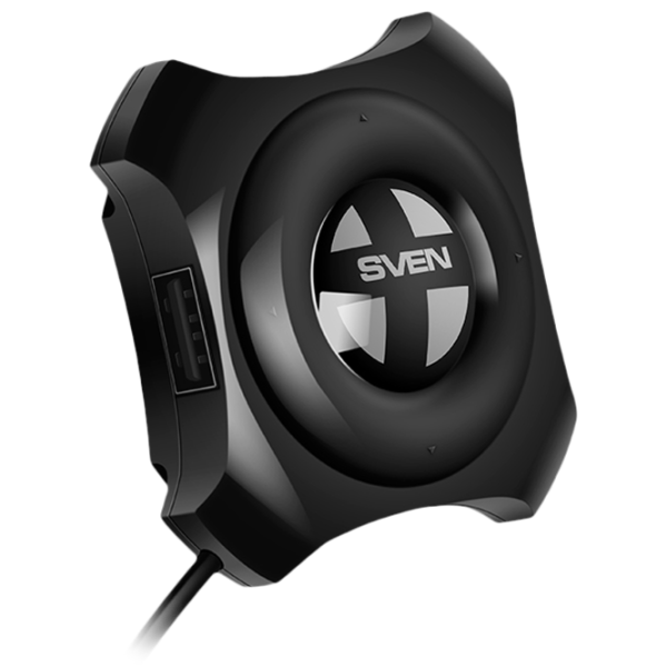 Adaptor Hub Sven HB-432 USB 2.0/ Black photo 2 Adaptor Hub Sven HB-432 USB 2.0/ Black photo 2