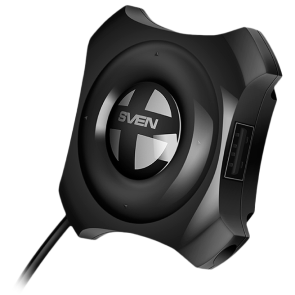 Adaptor Hub Sven HB-432 USB 2.0/ Black photo 3 Adaptor Hub Sven HB-432 USB 2.0/ Black photo 3