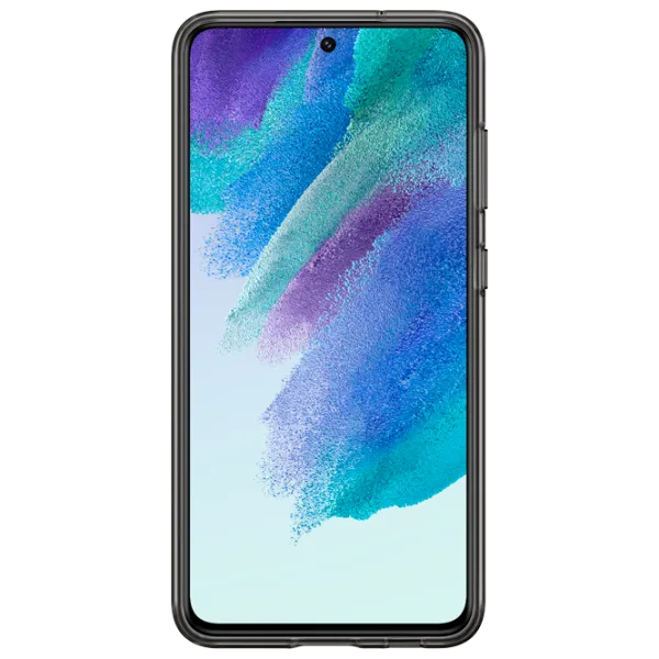 Husă pentru smartphone Samsung Galaxy S21 FE Samsung/ Back/ Poliuretan/ Policarbonat/ Transparent Gray photo 2