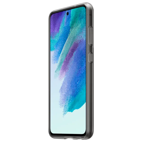 Husă pentru smartphone Samsung Galaxy S21 FE Samsung/ Back/ Poliuretan/ Policarbonat/ Transparent Gray photo 3