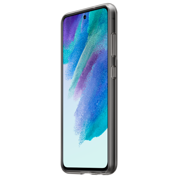 Husă pentru smartphone Samsung Galaxy S21 FE Samsung/ Back/ Poliuretan/ Policarbonat/ Transparent Gray photo 3
