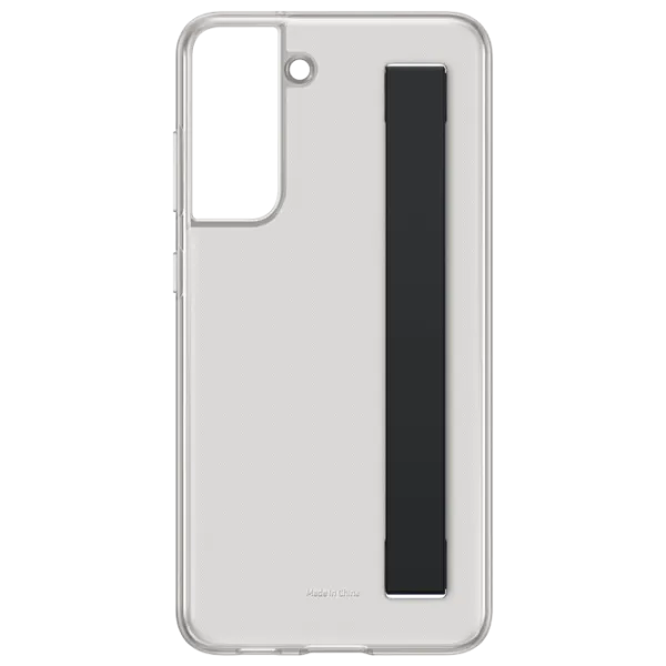 Husă pentru smartphone Samsung Galaxy S21 FE Samsung/ Back/ Poliuretan/ Policarbonat/ Transparent Gray photo 4