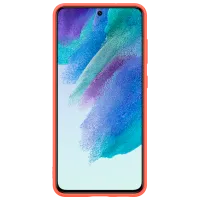 Husă pentru smartphone Samsung Galaxy S21 FE Samsung/ Back/ Silicon/ Coral Red photo 2