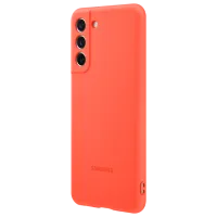 Husă pentru smartphone Samsung Galaxy S21 FE Samsung/ Back/ Silicon/ Coral Red photo 3