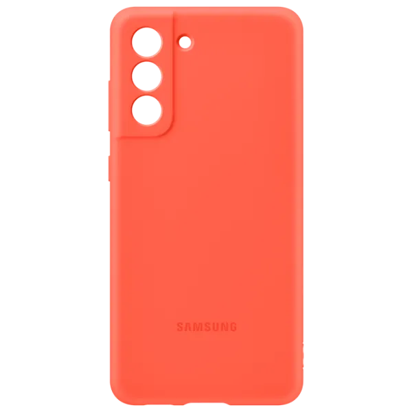 Husă pentru smartphone Samsung Galaxy S21 FE Samsung/ Back/ Silicon/ Coral Red photo 4