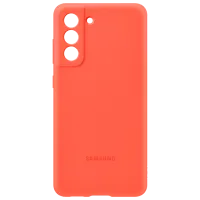 Husă pentru smartphone Samsung Galaxy S21 FE Samsung/ Back/ Silicon/ Coral Red photo 4