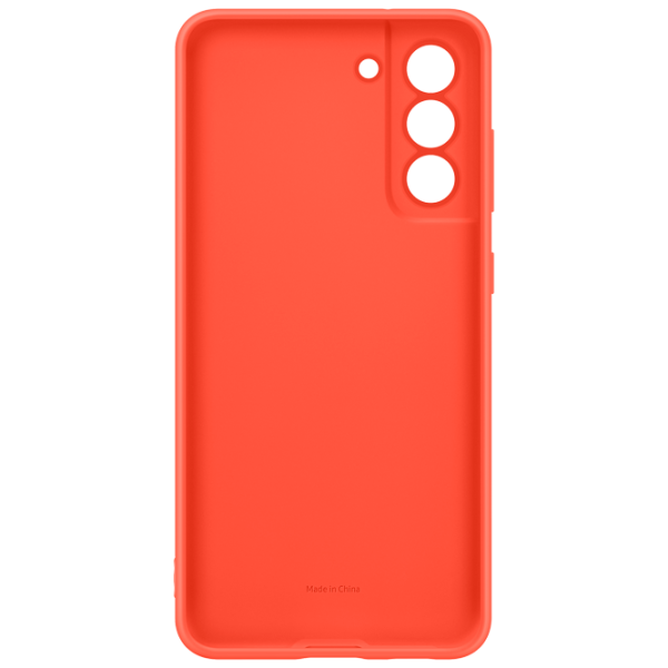 Husă pentru smartphone Samsung Galaxy S21 FE Samsung/ Back/ Silicon/ Coral Red photo 5