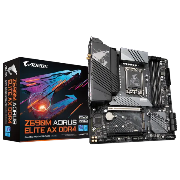 Placă de bază Gigabyte Z690M AORUS ELITE AX ATX/ Intel Z690 photo 5