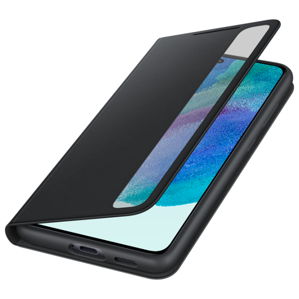 Husă pentru smartphone Samsung Galaxy S21 FE Samsung/ Smat Clear View/ TPU/ PC/ Dark Gray photo 3