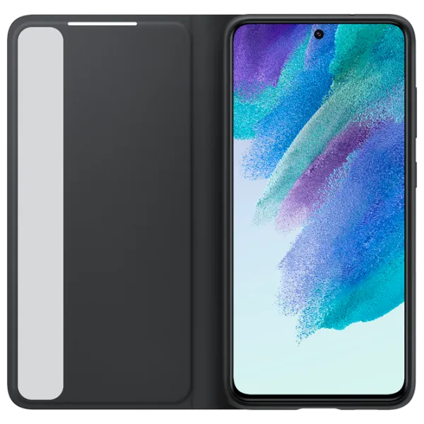 Husă pentru smartphone Samsung Galaxy S21 FE Samsung/ Smat Clear View/ TPU/ PC/ Dark Gray photo 4