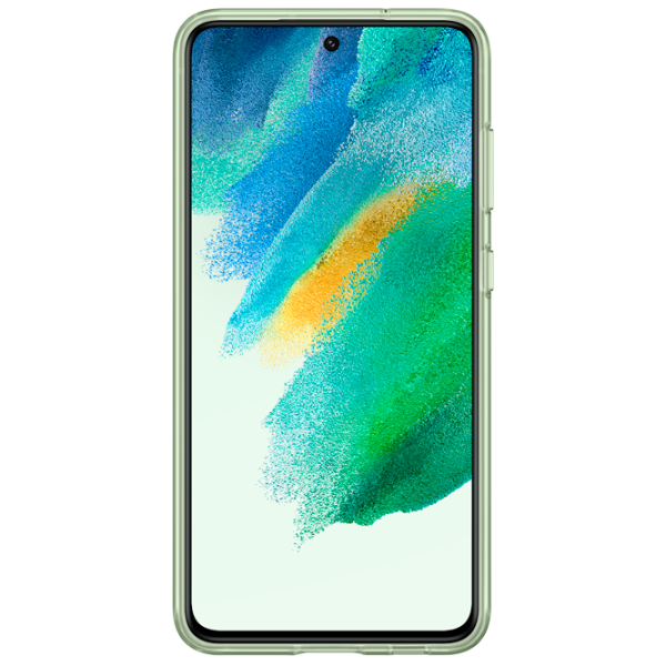 Чехол для смартфона Samsung Galaxy S21 FE Samsung/ Back/ PC/ PU/ Оливковый Зелёный photo 2
