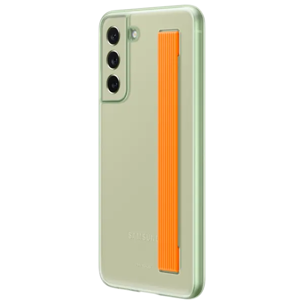 Чехол для смартфона Samsung Galaxy S21 FE Samsung/ Back/ PC/ PU/ Оливковый Зелёный photo 4