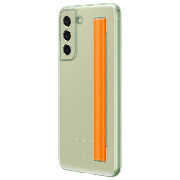 Чехол для смартфона Samsung Galaxy S21 FE Samsung/ Back/ PC/ PU/ Оливковый Зелёный photo 4