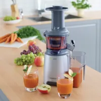 Соковыжималка Kenwood JMP600SI Шнековая/ 150 Вт/ Черный Серебристый photo 8