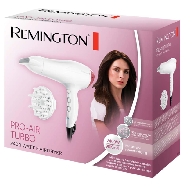 Uscător de păr Remington D5226 2400 W / White photo 6