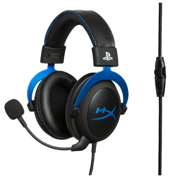 Наушники HyperX Cloud Синий Черный Проводная/ Игровой photo 5