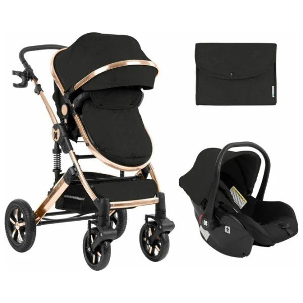 Cărucior pentru copil Kikka Boo Darling 31001010210/ Black photo 2
