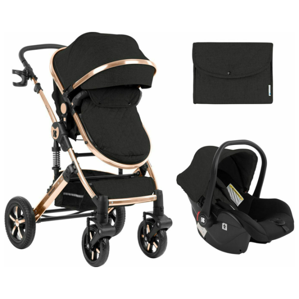 Cărucior pentru copil Kikka Boo Darling 31001010210/ Black photo 2