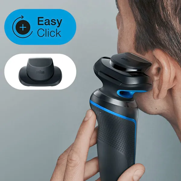 Бритва электрическая Braun Series 5 50-B4650cs Синий Черный  photo 8