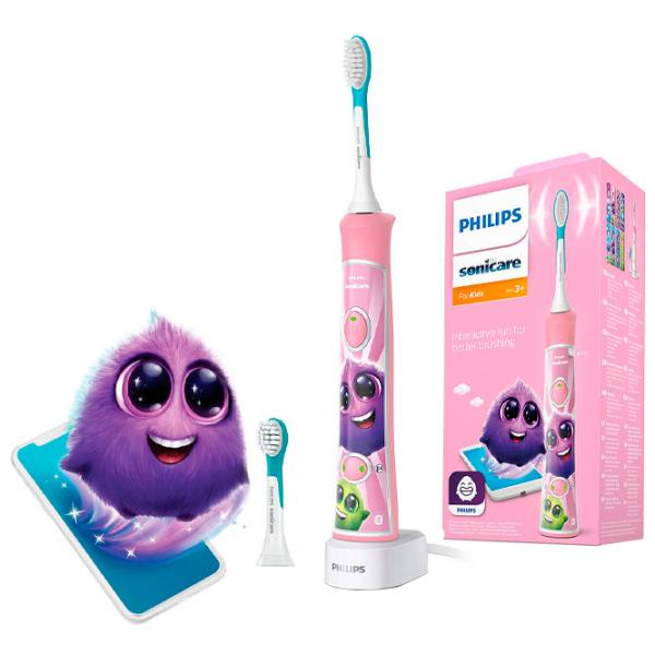 Periuță de dinți electrică Philips HX6352/ 42 Ultrasunete/ Pink photo 3