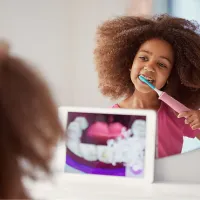 Periuță de dinți electrică Philips HX6352/ 42 Ultrasunete/ Pink photo 5