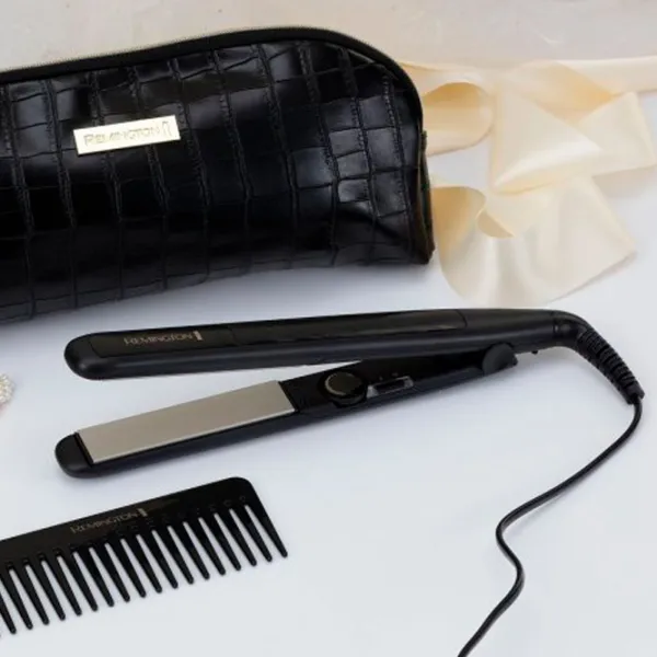 Placă de îndreptat părul Remington S3505 43 W/ Gold Black photo 6