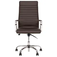 Офисное кресло Nowy Styl Liberty ECO-30 ЭКО Кожа/ Черный Хром photo 2