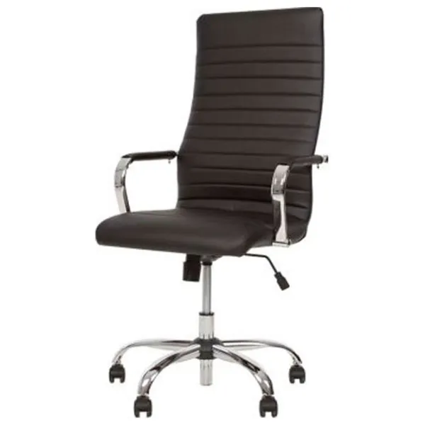 Офисное кресло Nowy Styl Liberty ECO-30 ЭКО Кожа/ Черный Хром photo 4