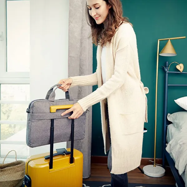 Сумка для ноутбука Lenovo Toploader Business Casual 15.6"/ Серый photo 5 Сумка для ноутбука Lenovo Toploader Business Casual 15.6"/ Серый photo 5