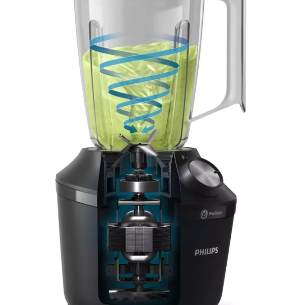 Стационарный блендер Philips HR2191/ 01 Черный photo 3