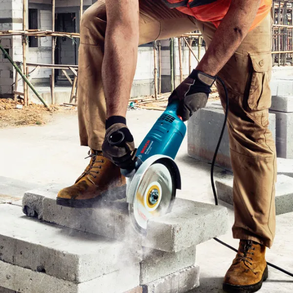 Шлифовальная машина Bosch GWS 2200 Угловая/ 2200 Вт/ Синий photo 6