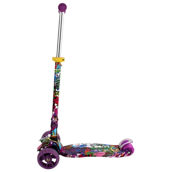Детский трёхколёсный самокат Chipolino Croxer Evo (3800931037796) 50 кг/ Пурпурный photo 2