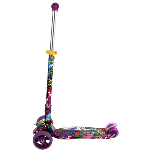 Детский трёхколёсный самокат Chipolino Croxer Evo (3800931037796) 50 кг/ Пурпурный photo 2