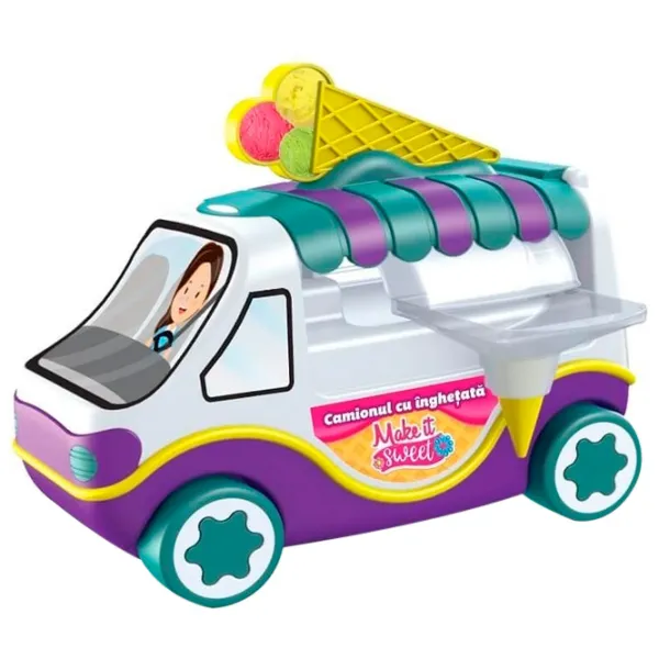 Set de creație Noriel MAKE IT SWEET Camionul cu înghețată INT3948 5+/ Multicolor photo 2 Set de creație Noriel MAKE IT SWEET Camionul cu înghețată INT3948 5+/ Multicolor photo 2