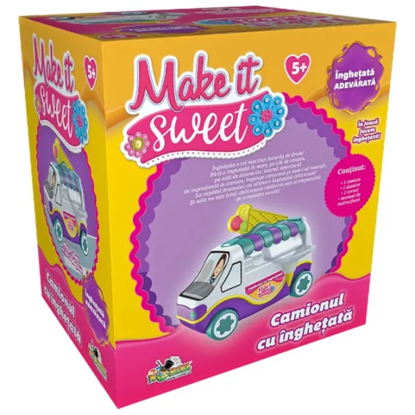 Set de creație Noriel MAKE IT SWEET Camionul cu înghețată INT3948 5+/ Multicolor photo 4 Set de creație Noriel MAKE IT SWEET Camionul cu înghețată INT3948 5+/ Multicolor photo 4