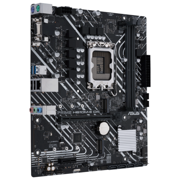 Материнская плата Asus PRIME H610M-E D4 mATX/ Intel H610 photo 2 Материнская плата Asus PRIME H610M-E D4 mATX/ Intel H610 photo 2