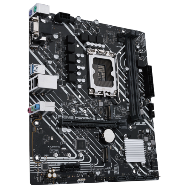 Материнская плата Asus PRIME H610M-E D4 mATX/ Intel H610 photo 3 Материнская плата Asus PRIME H610M-E D4 mATX/ Intel H610 photo 3