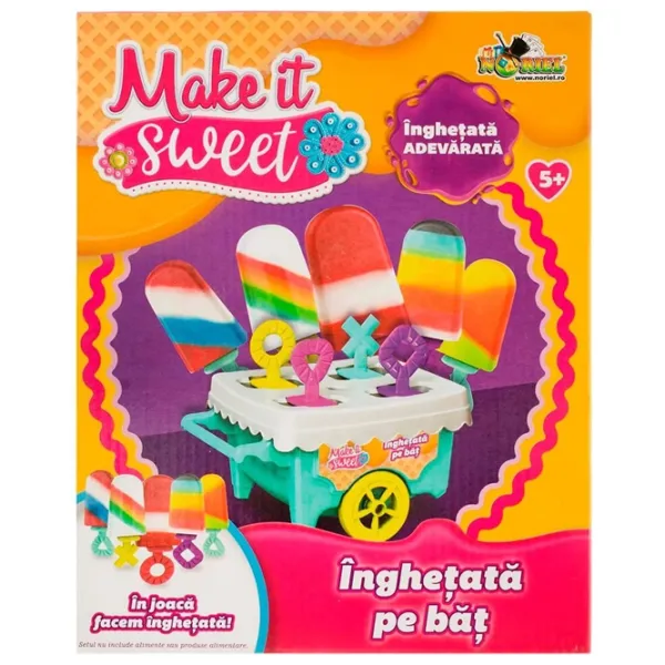 Креативный набор Noriel MAKE IT SWEET Мороженое на палочке INT3917 5+/ Разноцветный photo 4 Креативный набор Noriel MAKE IT SWEET Мороженое на палочке INT3917 5+/ Разноцветный photo 4
