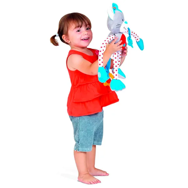 Jucărie moale Noriel Edushape - Pisicuța veselă 0.6+/ Multicolor photo 2 Jucărie moale Noriel Edushape - Pisicuța veselă 0.6+/ Multicolor photo 2