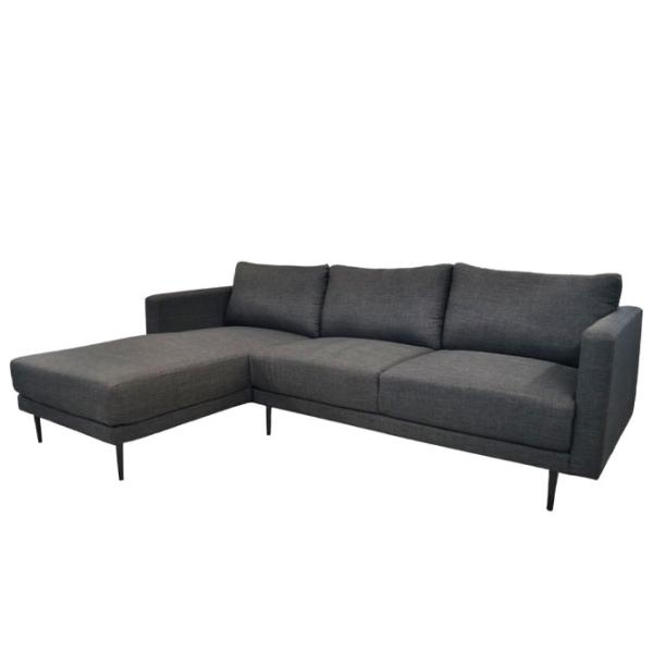 Canapea DecoPrim Era Stânga (0002911) Stofă/ Dark Gray photo 2 Canapea DecoPrim Era Stânga (0002911) Stofă/ Dark Gray photo 2