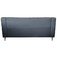 Canapea DecoPrim Cubo 3 (0001935) Piele artificială/ Black photo 3