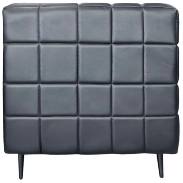 Диван DecoPrim Cubo 3 (0001935) Искусственная кожа/ Черный photo 4