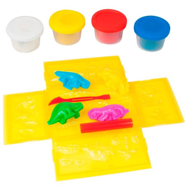 Set de creație Noriel Plastelino Lumea dinozaurilor NOR0309 3+/ Multicolor photo 3 Set de creație Noriel Plastelino Lumea dinozaurilor NOR0309 3+/ Multicolor photo 3